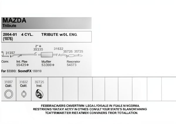 Tenneco Cylinder Head Gasket for Ford Escape-8