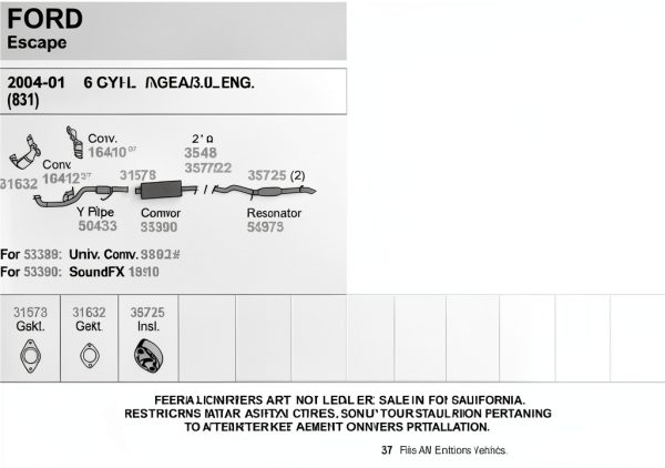 Tenneco Cylinder Head Gasket for Ford Escape-3
