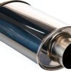 Exhaust Resonator Vibrant Stainless Steel Round-0