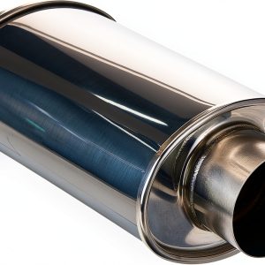 Exhaust Resonator Vibrant Stainless Steel Round-0