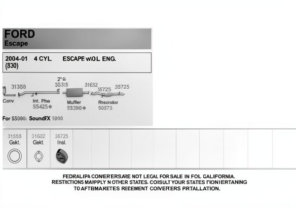 Tenneco Cylinder Head Gasket for Ford Escape-5