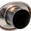 Exhaust Resonator Vibrant Stainless Steel Round-3