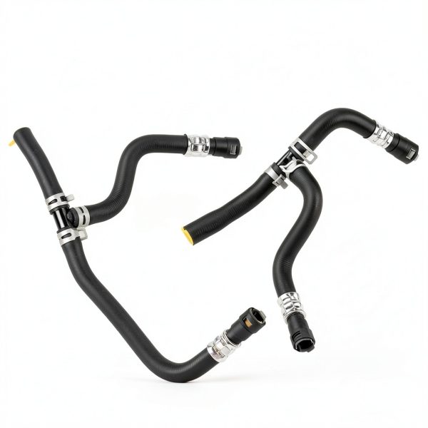 Dasbecan Heater Hose Elbow Rubber Black HVAC Fit-6