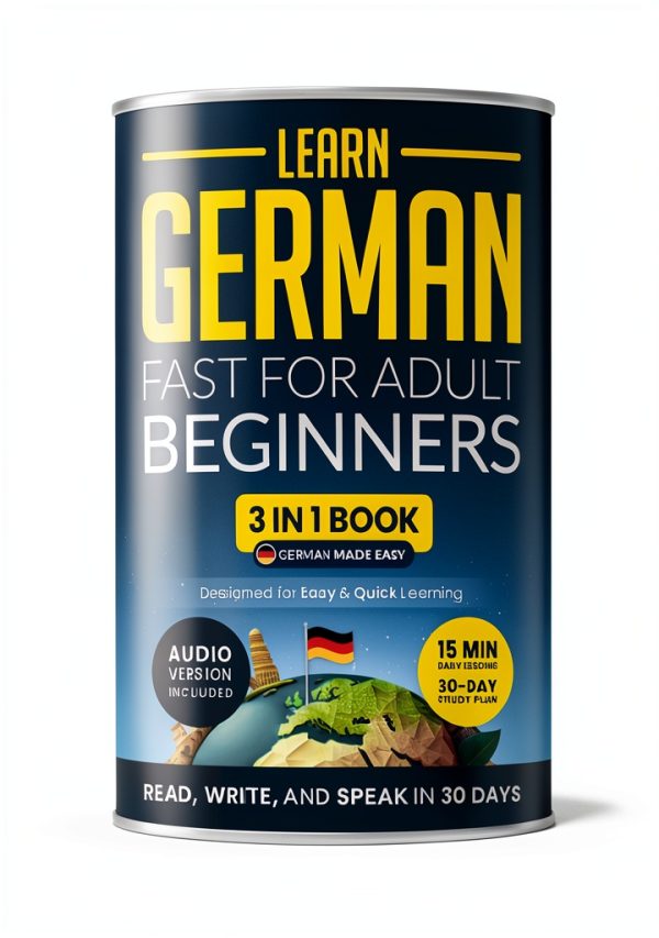German Made Easy Print Replica Language Book 150 Pages Beginner Guide-0