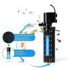 TARARIUM Aquarium Filter CTUV-H6F Black Dual UV Filtration for 20-75-2