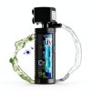 TARARIUM Aquarium Filter CTUV-H6F Black Dual UV Filtration for 20-75-6