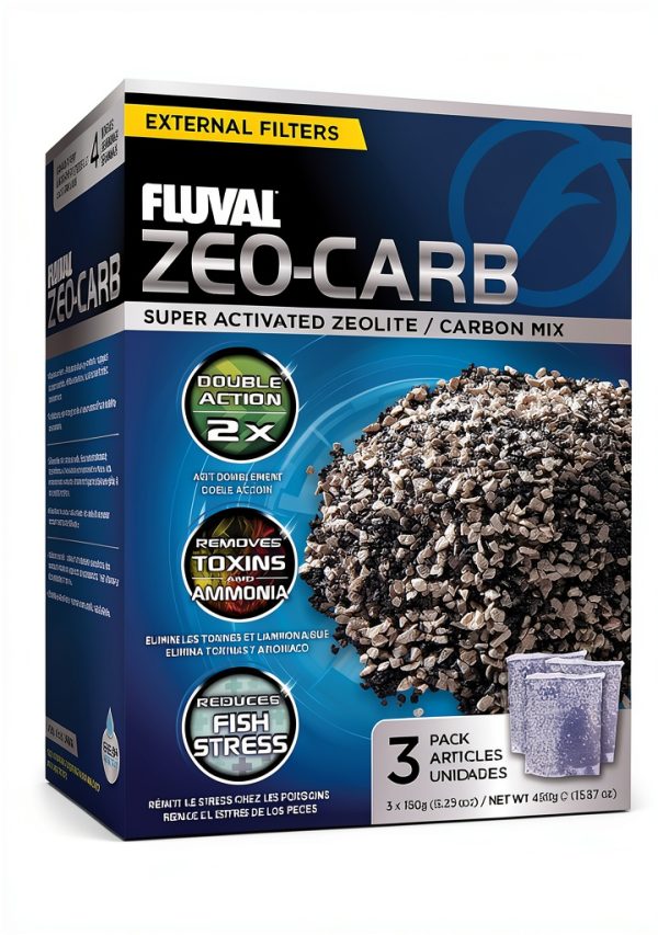 Fluval Zeo Filter Media for Aquarium Filters Ammonia Removal A1490-0