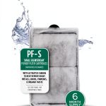 Top Fin Silenstream PF-S Small Filter Cartridges (6 Count) Refill for PF10 Power Filters (5.5in x 3.1in)-0