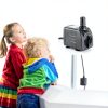 Fountain Pump, 400GPH Submersible , Durable 25W Outdoor Water Pump with 6.5ft Power Cord, 3 Nozzles for Aquarium, Pond, Fish Tank, Water Pump Hydroponics, Backyard Fountain-3
