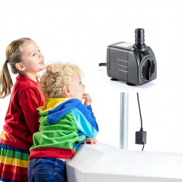 Fountain Pump, 400GPH Submersible , Durable 25W Outdoor Water Pump with 6.5ft Power Cord, 3 Nozzles for Aquarium, Pond, Fish Tank, Water Pump Hydroponics, Backyard Fountain-3