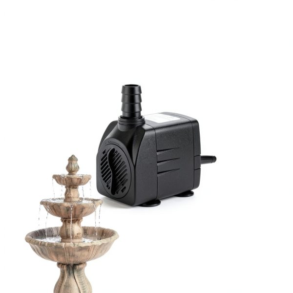 Fountain Pump, 400GPH Submersible , Durable 25W Outdoor Water Pump with 6.5ft Power Cord, 3 Nozzles for Aquarium, Pond, Fish Tank, Water Pump Hydroponics, Backyard Fountain-5